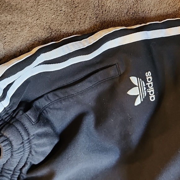 Adidas Joggers with Pockets Black & White - Picture 2 of 4